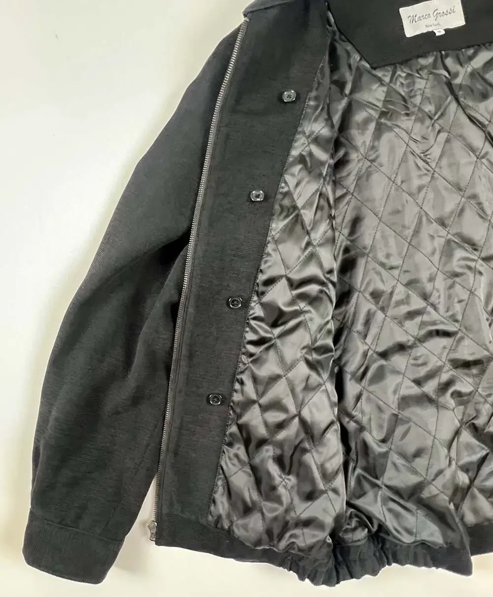 Marco Grossi New York Black Zip Up Jacket Size M